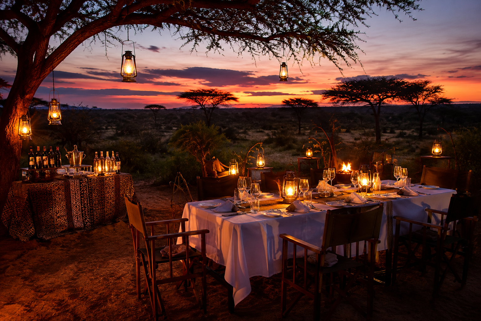 Luxury Bush Dinner Experience