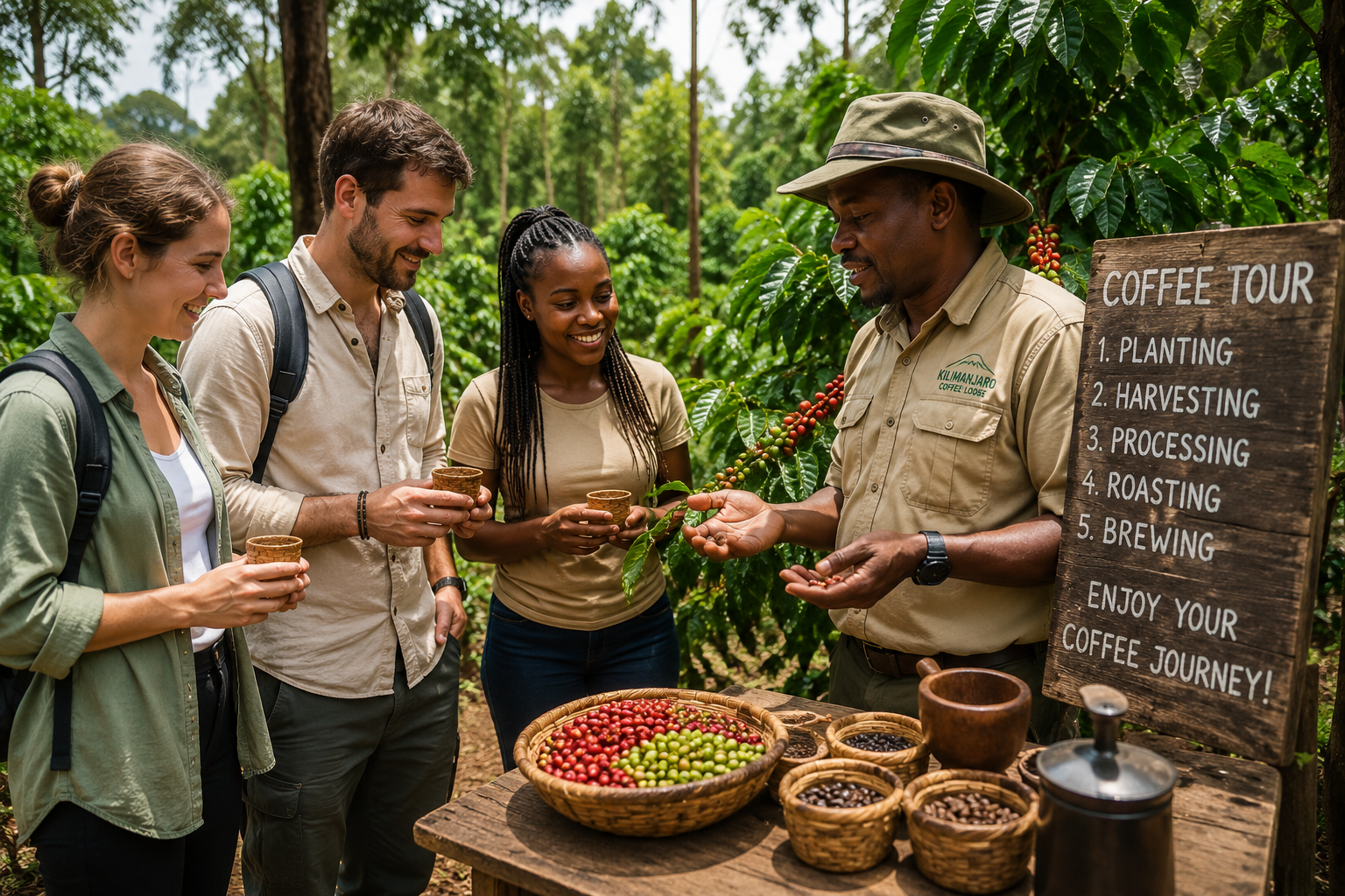 Traditional Tanzanian Coffee Experience